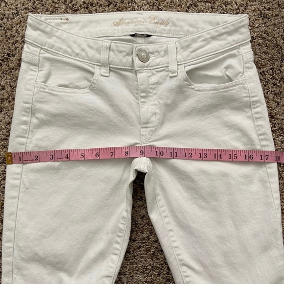 AEO | Mid-rise Stretch Skinny White Jean - Picture 8 of 11